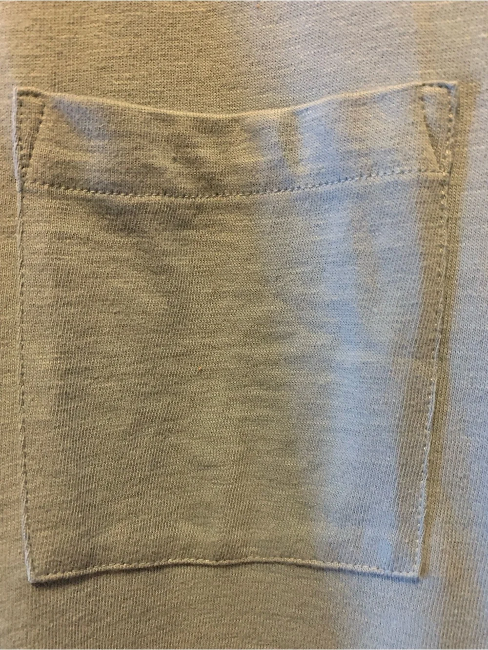 J. Crew Slub Cotton Pocket T-Shirt in Pale Blue (Medium)